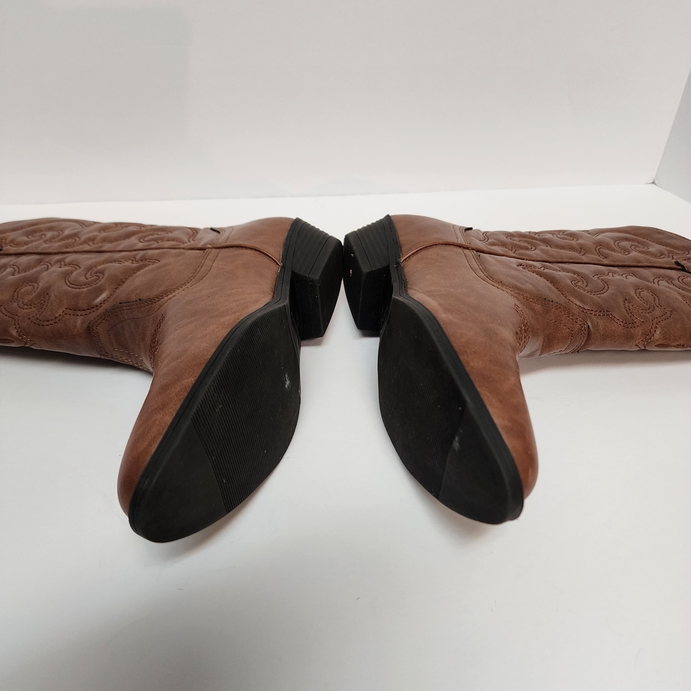 Tucker + Tate Brown Western Cowgirl Boots Size 4M - Picture 3 of 8